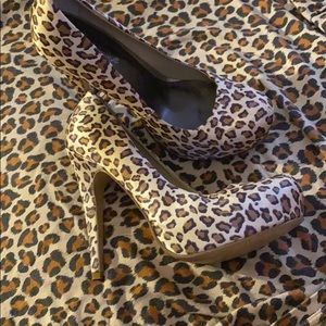 Cheeta print heels